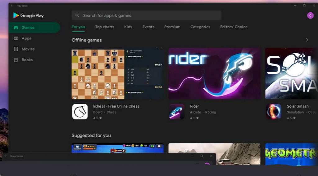Google Play Windows 11