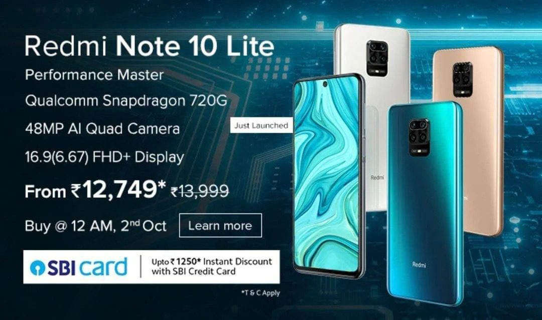 Xiaomi Redmi Note 10 Lite