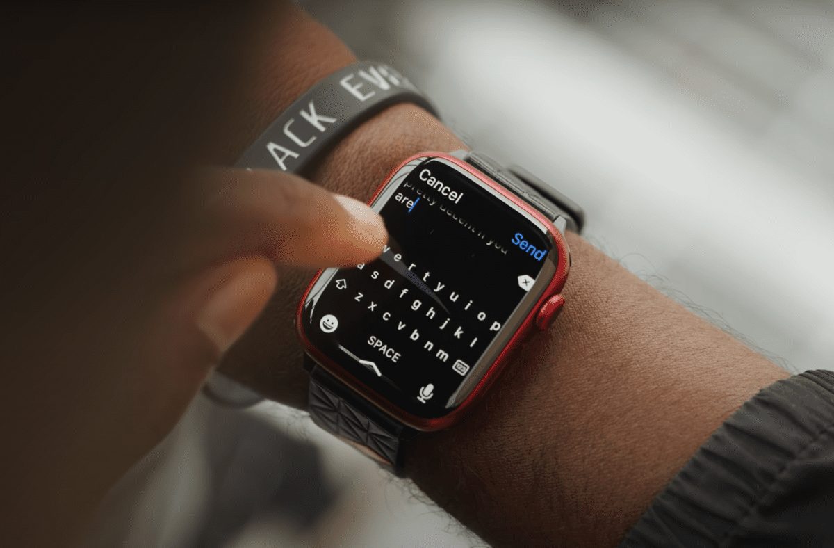 bàn phím trên smartwatch