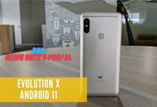 ROM Evolution X 5.5 Android 11 dành cho Redmi Note 5 Pro/Al