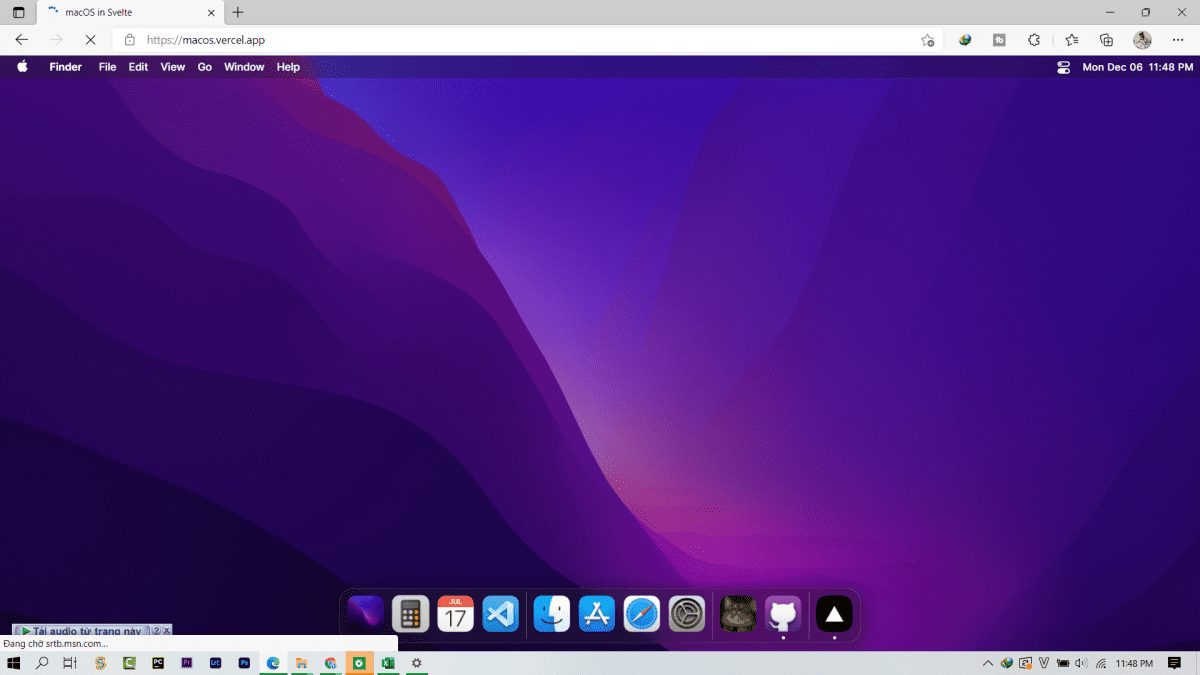 trải nghiệm macOS