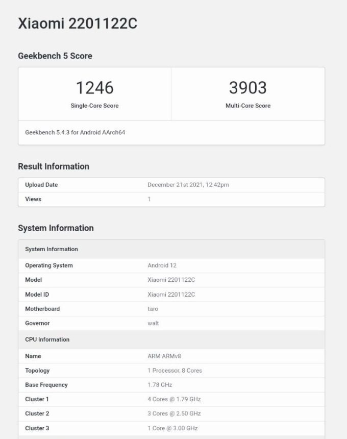 Xiaomi 12