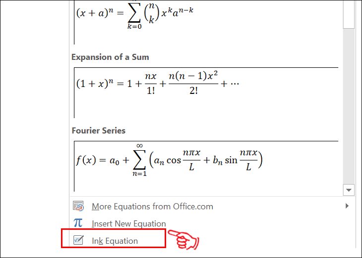 Ink Equation