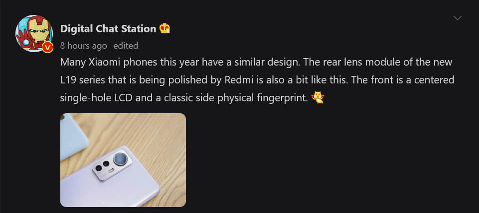Redmi L19