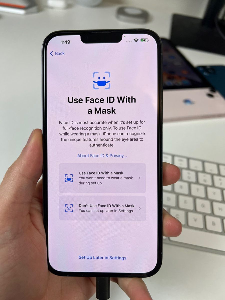 Face ID With Mask Tweaks