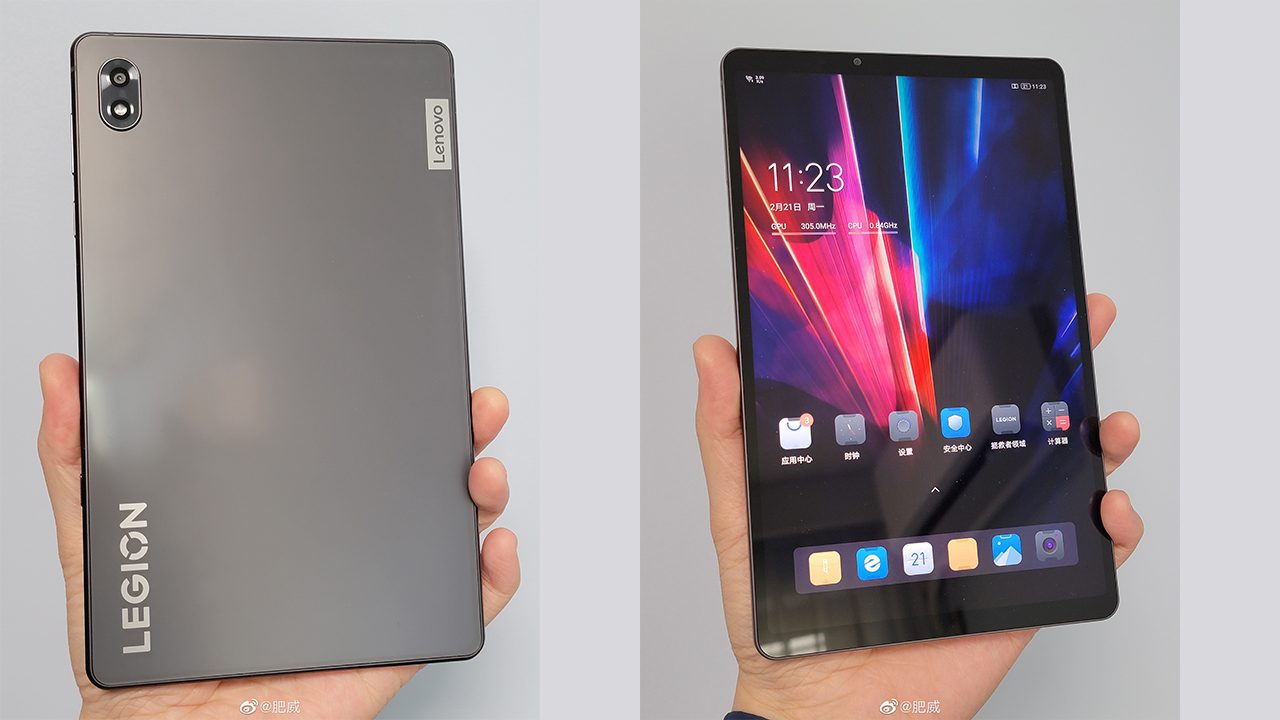 Tablet Gaming Lenovo Legion Y700 lộ diện hình ảnh ngoài đời thật