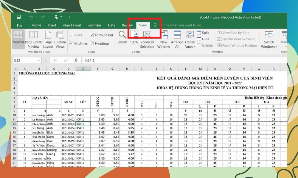 In Excel vừa trang A4 bằng Page Break Preview