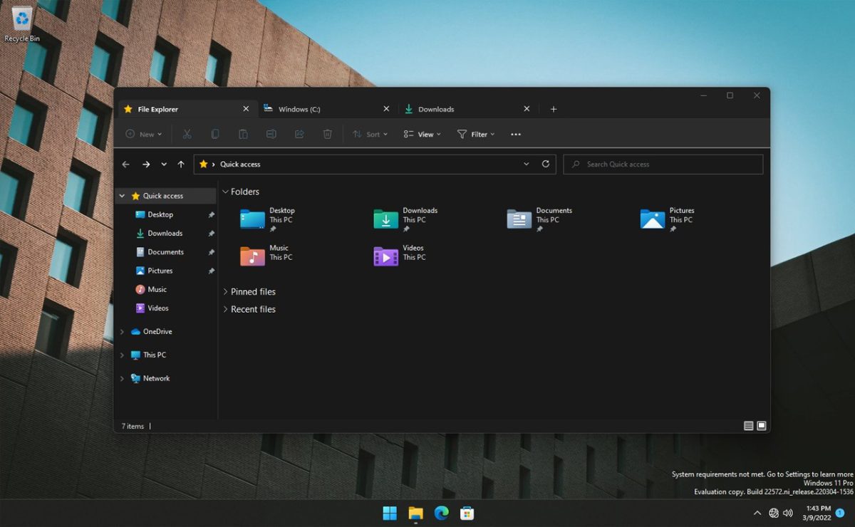 tab File Explorer