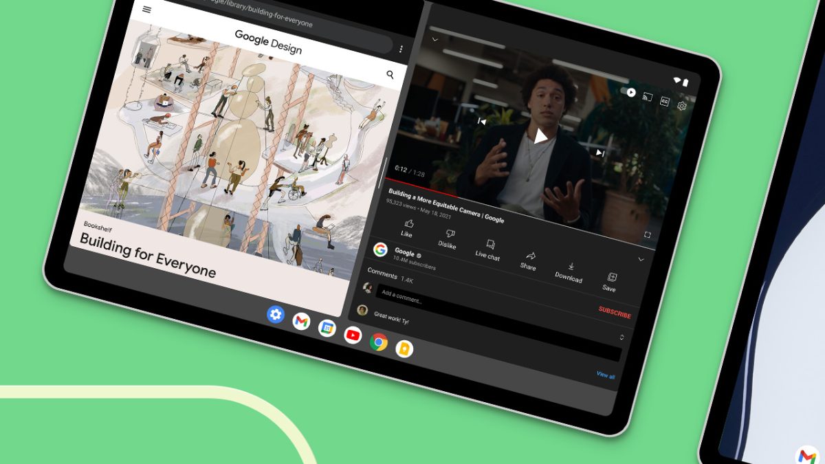 thanh tác vụ android 12L