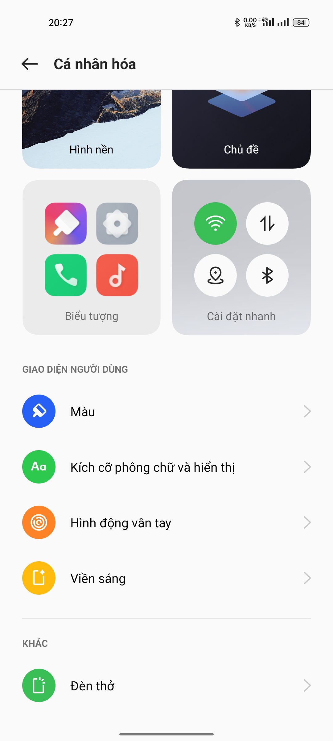 cá nhân hoá OPPO