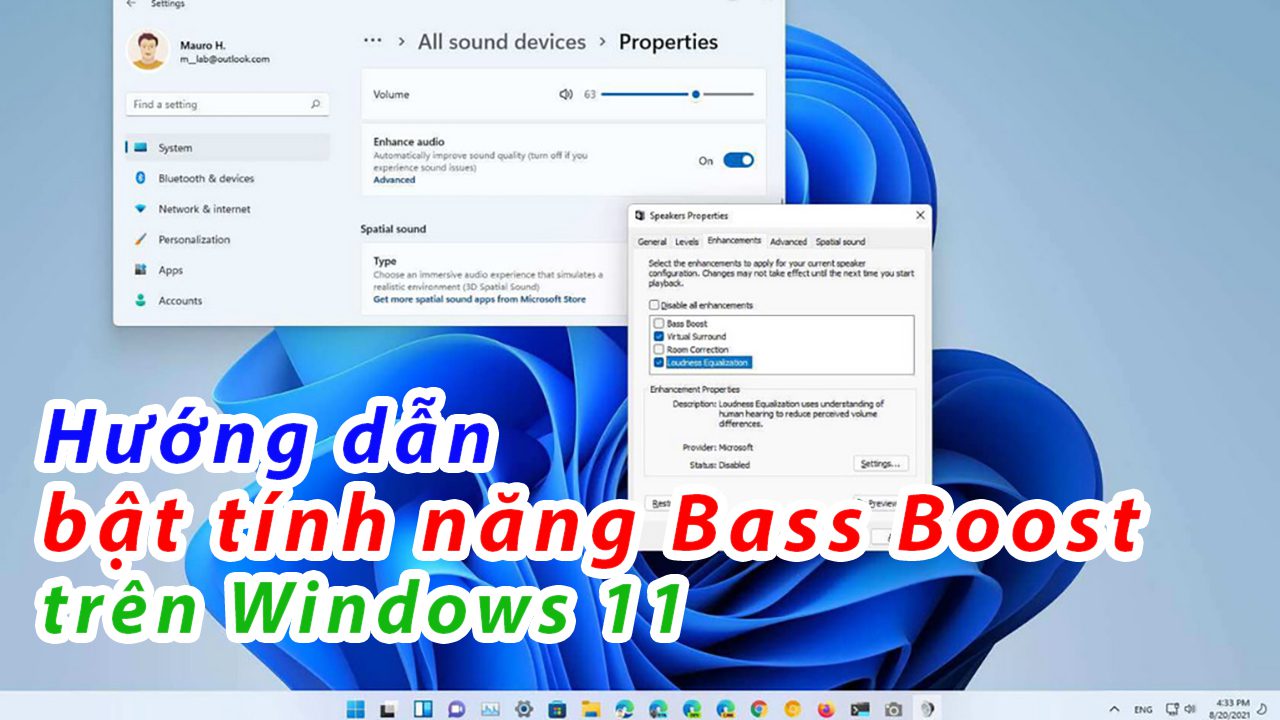 Bass Boost Windows 11