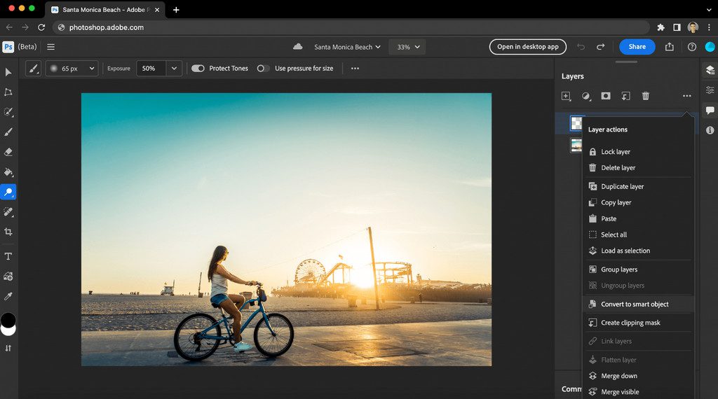 Adobe Photoshop web