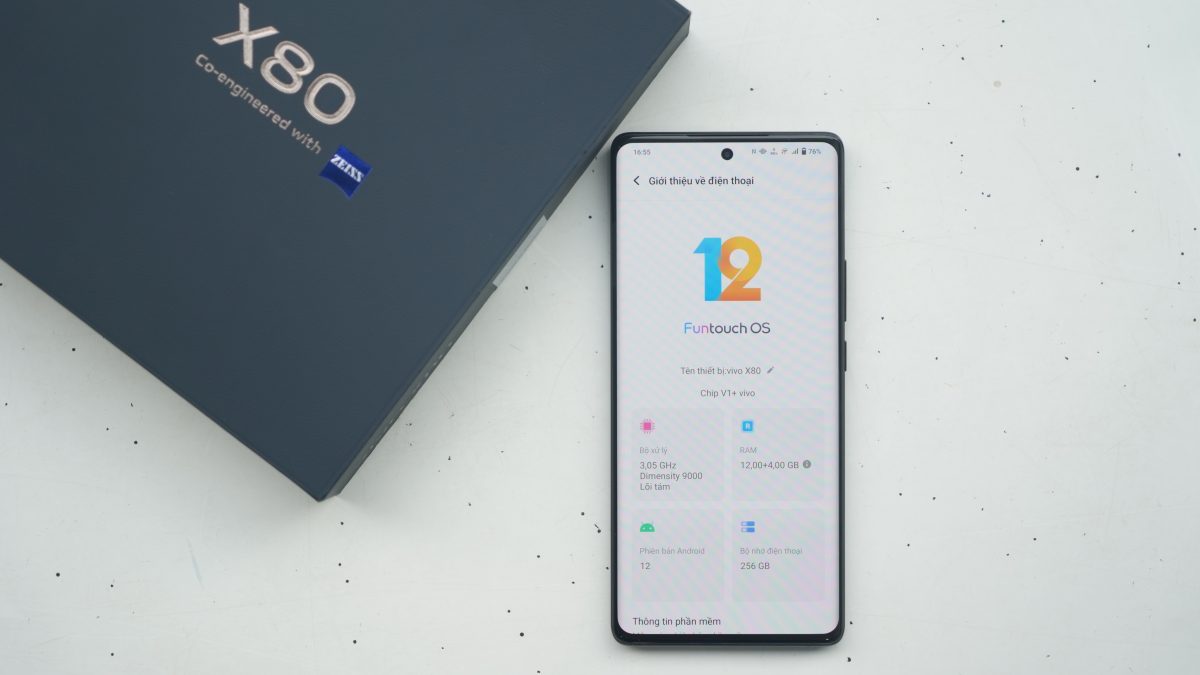 trên tay vivo X80