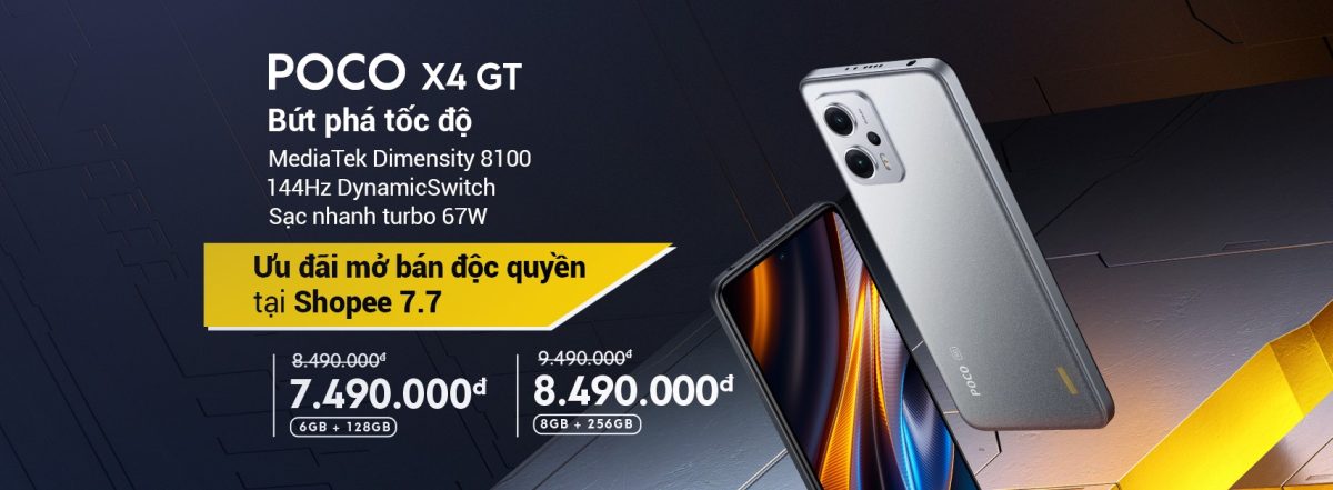 POCO X4 GT
