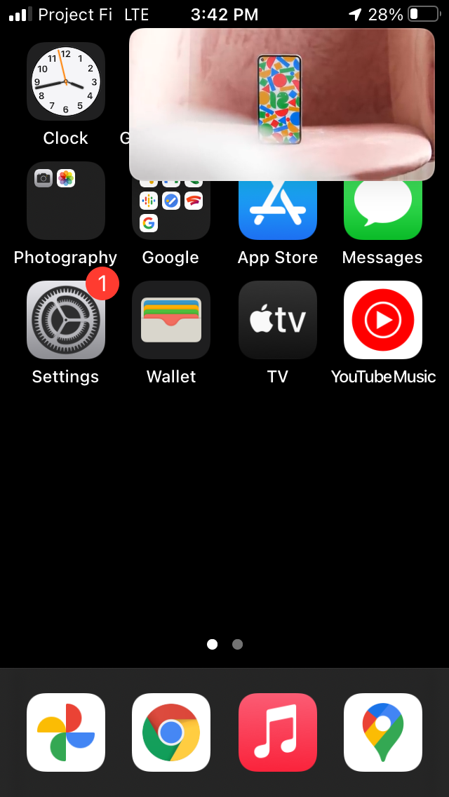 Picture-in-Picture iPhone