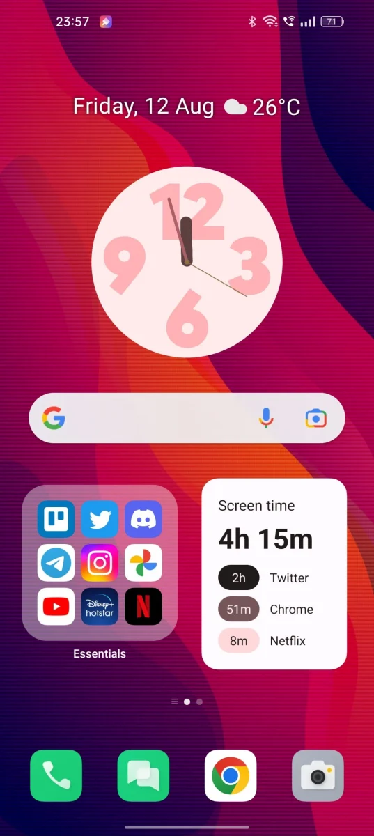 HomeScreen ColorOS 13