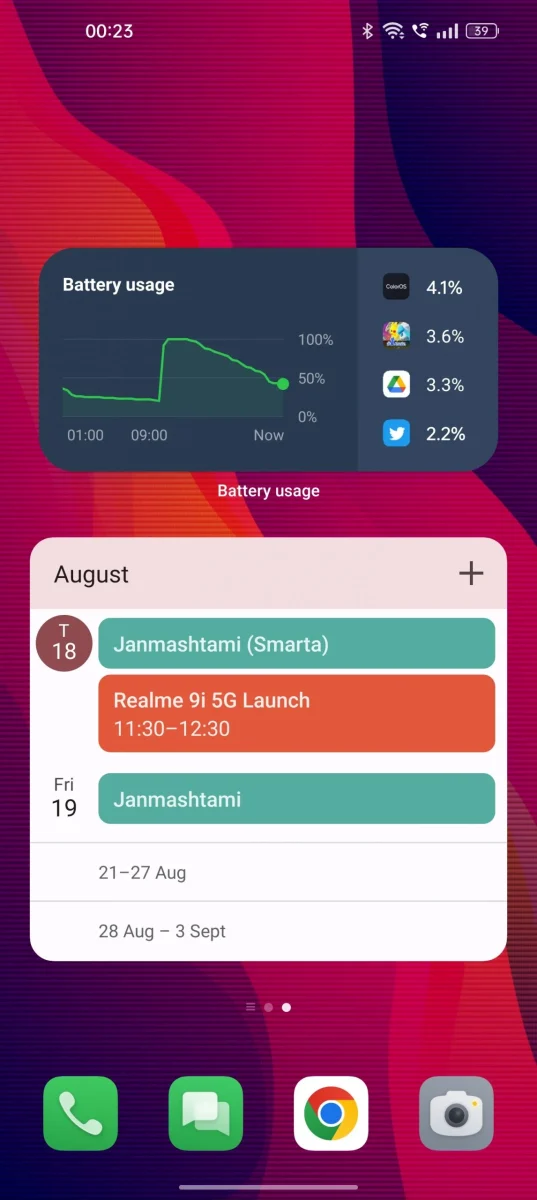HomeScreen ColorOS 13