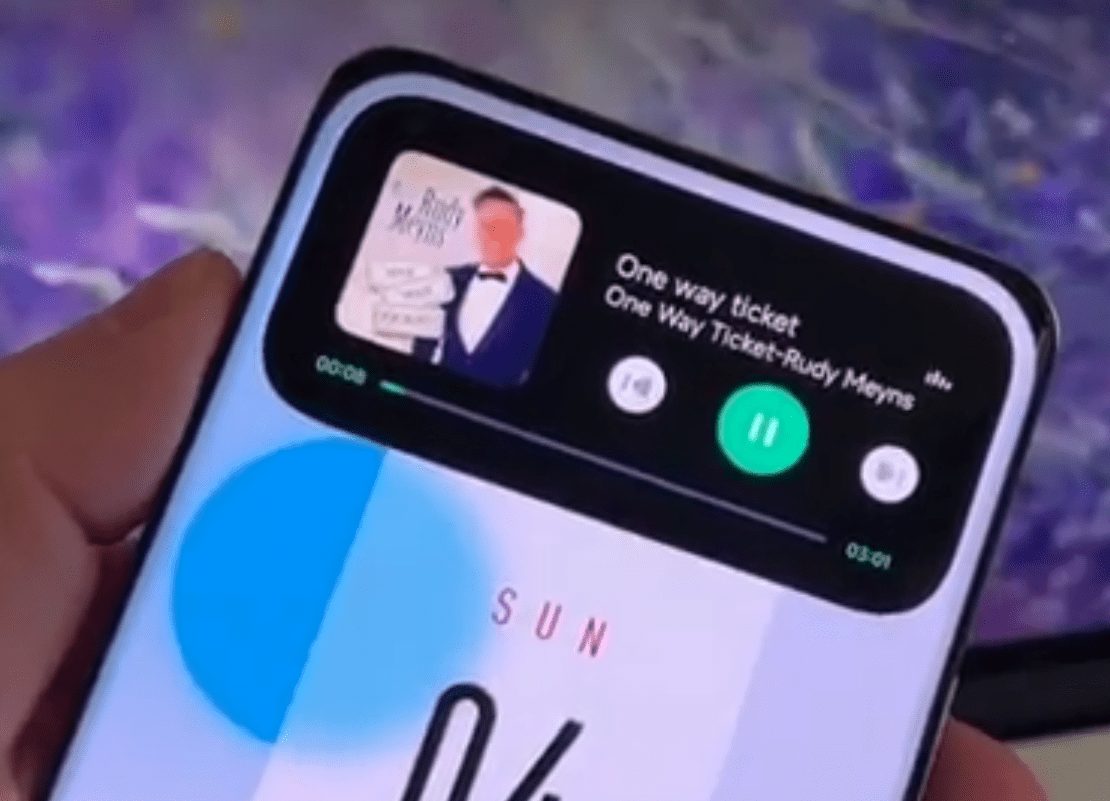 Phiên bản Dynamic Island trên Android