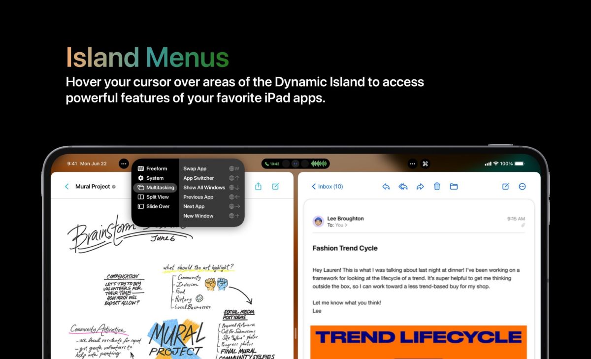 iPad Pro Dynamic Island