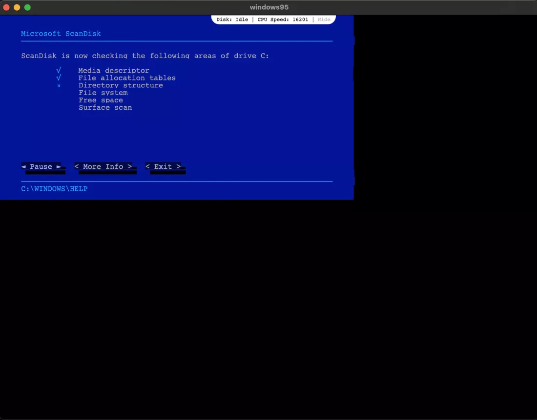 trải nghiệm windows 95