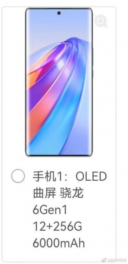 Honor Snapdragon 6 Gen 1