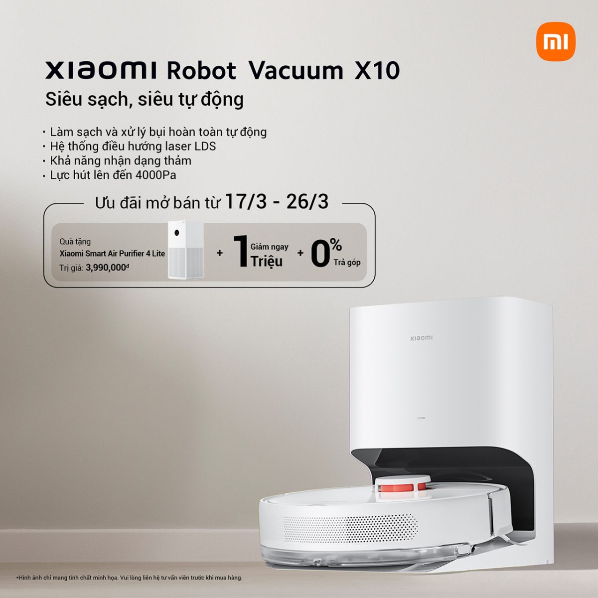 Xiaomi Robot Vacuum X10