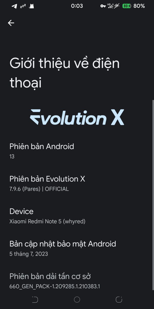 Android 13 Redmi Note 5 Pro