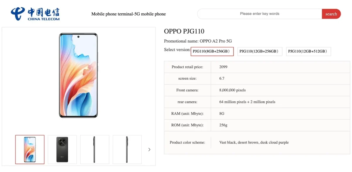OPPO A2 Pro 5G