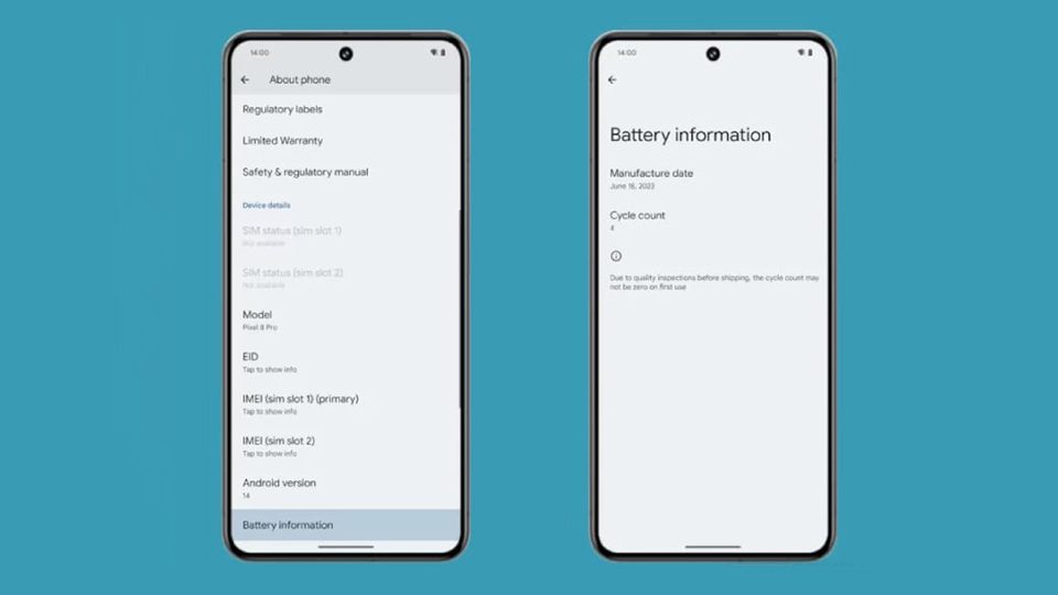 tình trạng pin Android