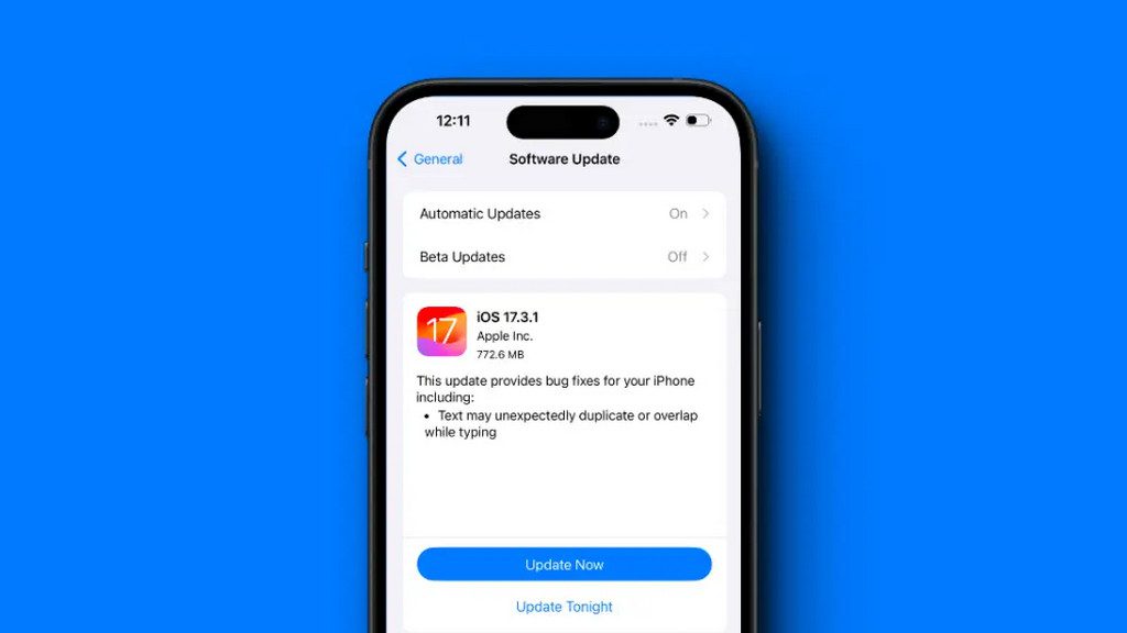 cập nhật iOS 17.3.1