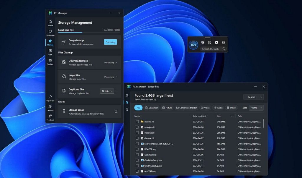 Microsoft PC Manager 3.14