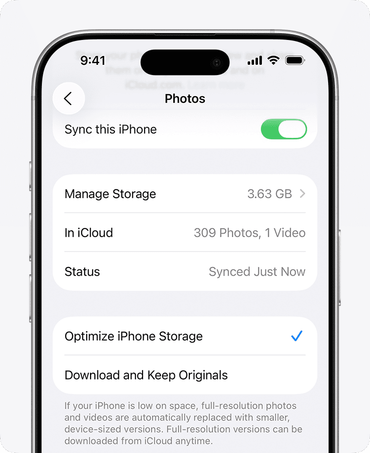 Ảnh minh hoạ: TekCafe nhắc anh em tách rõ bộ nhớ iPhone với iCloud storage trước khi dọn.
