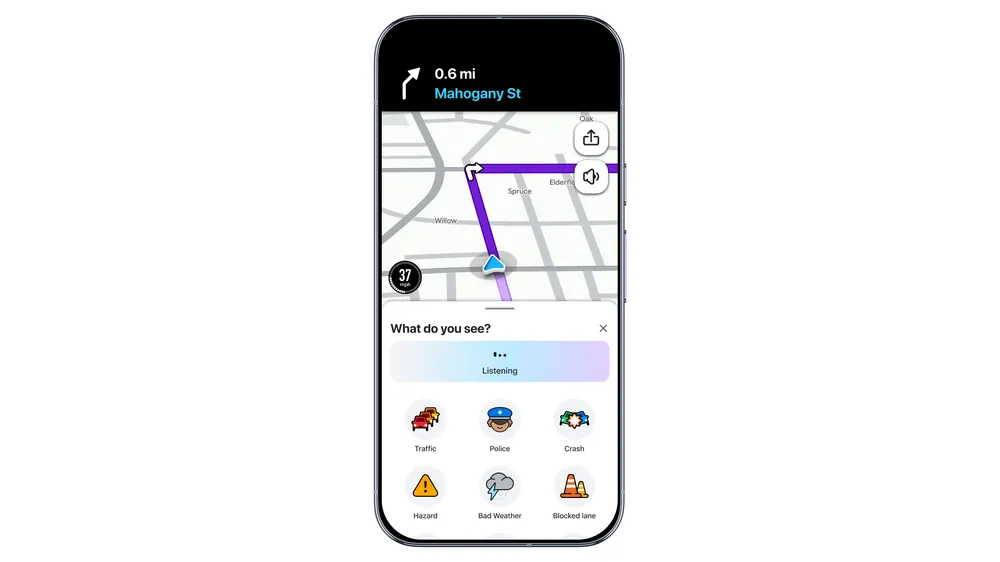 Waze mở rộng khả năng tìm điểm đến bằng mô tả tự nhiên thay vì chỉ nhập từ khóa ngắn. Ảnh: Google Blog