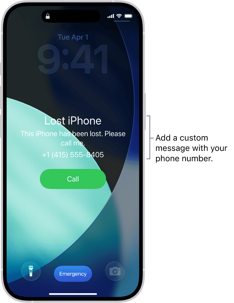 Apple Support hướng dẫn kích hoạt Lost Mode để khóa máy, hiện thông tin liên hệ và bảo vệ dữ liệu khi iPhone bị thất lạc. Ảnh: Apple Support