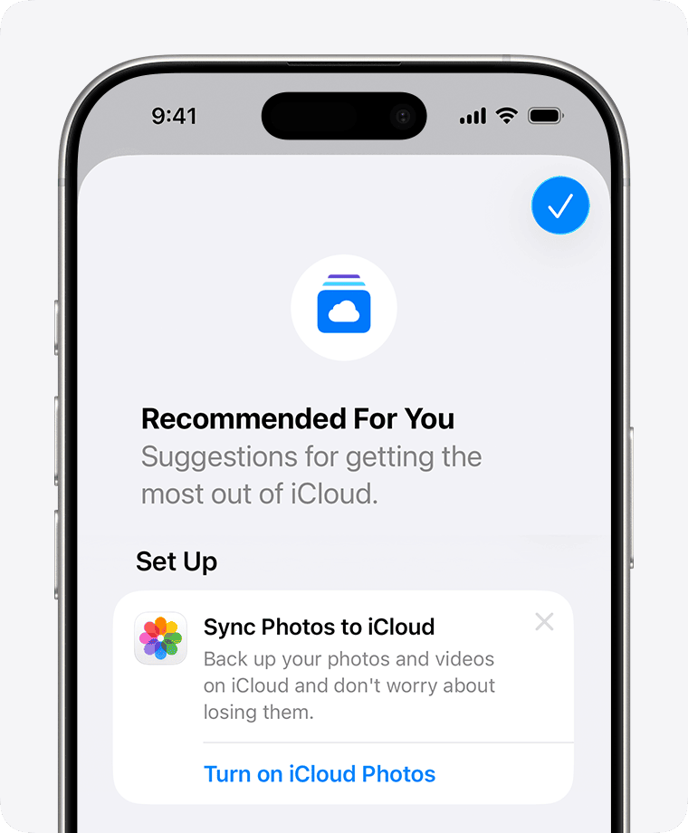Apple hiển thị Recommended for You trong phần iCloud để xử lý dung lượng đám mây