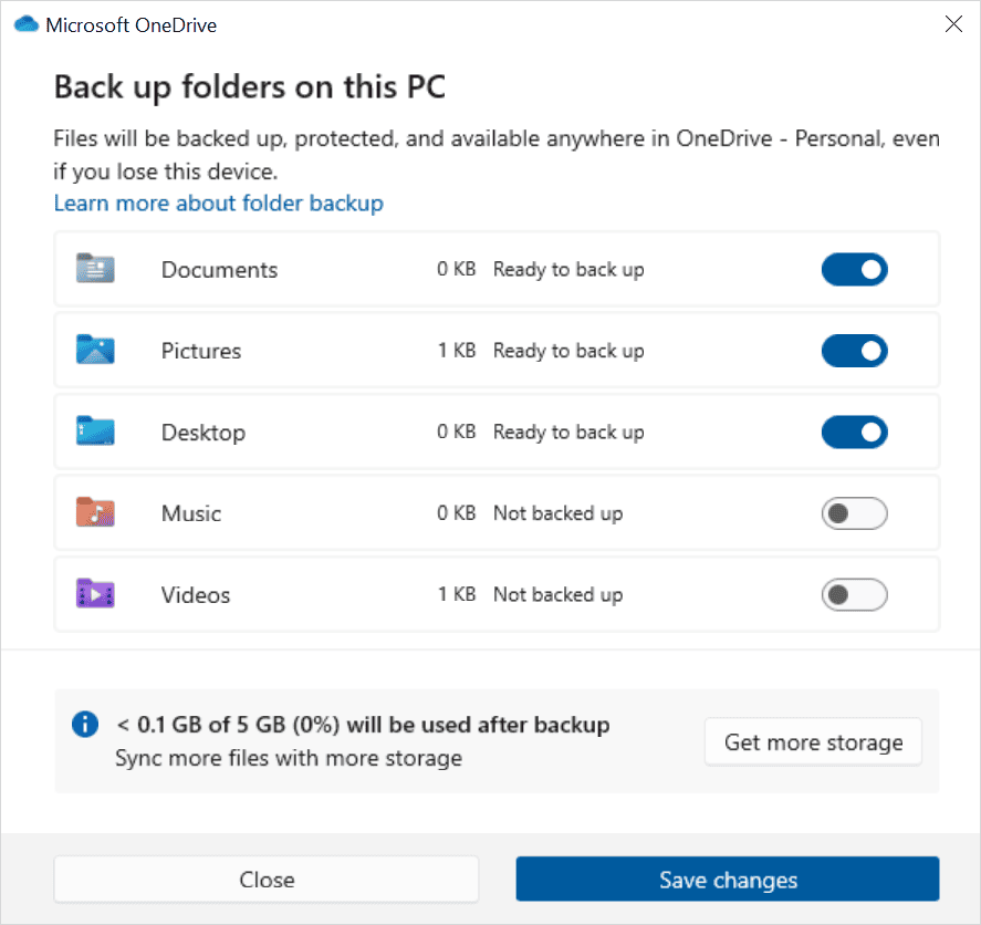 Windows Backup trên Windows 11 cho phép kiểm soát Remember my apps và nhóm Remember my preferences trước khi đổi máy hoặc cài lại Windows. Ảnh: Microsoft Support