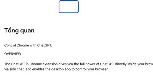 Ảnh chụp tổng hợp từ Chrome Web Store: phần chi tiết và quyền riêng tư của tiện ích cho thấy ChatGPT cho Chrome không chỉ là thanh chat nhỏ, mà là công cụ có bề mặt quyền truy cập rất rộng.