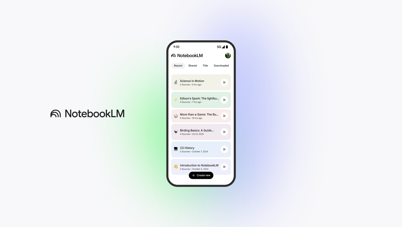 Ảnh: Google Blog - NotebookLM trên nhiều thiết bị.