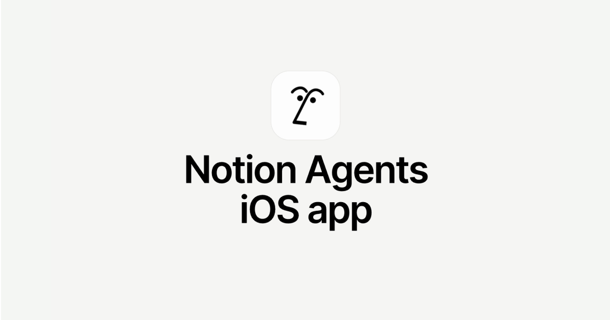 Ảnh: Notion giới thiệu app Notion Agents cho iPhone trên release note chính thức.