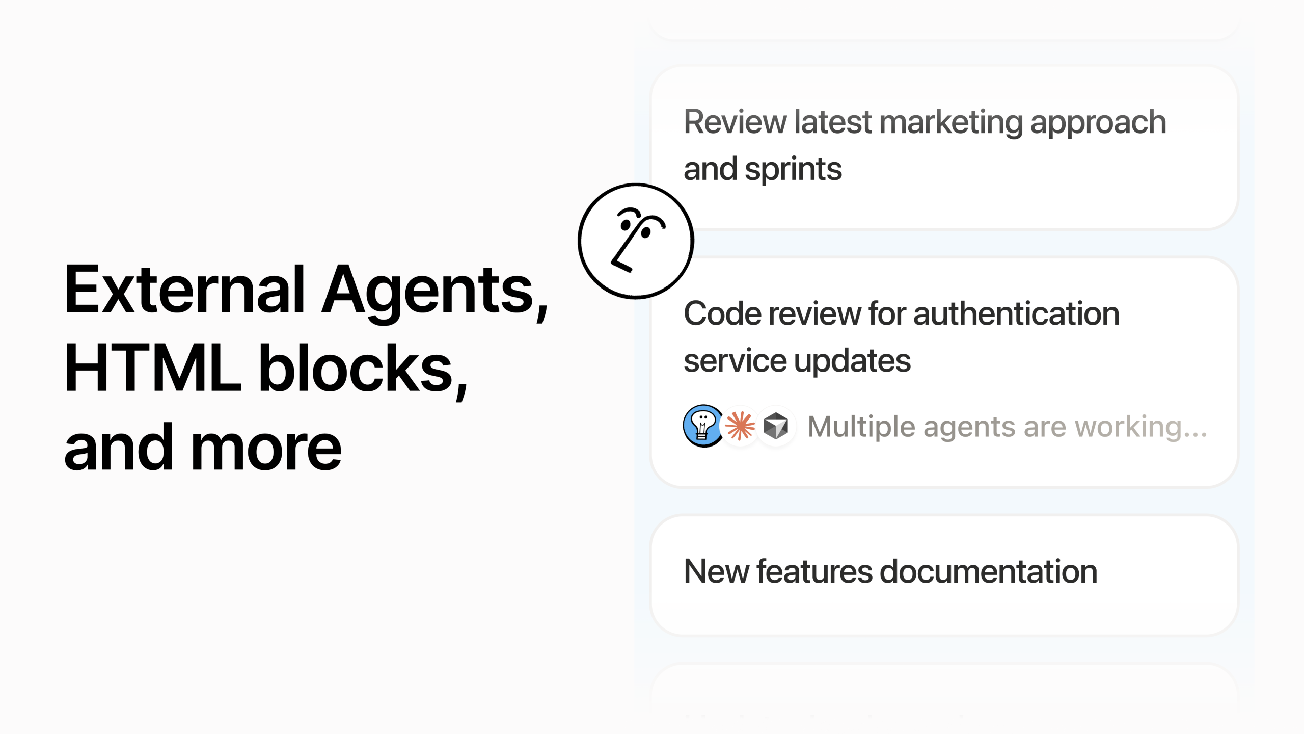 Ảnh: Notion 3.6 mở rộng mạnh hệ agent và external agents trước khi app iPhone ra mắt.
