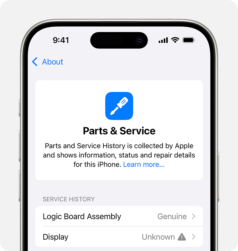 Trạng thái Unknown là thứ anh em nên hỏi kỹ người bán thay vì chỉ nhìn ngoại hình máy. Ảnh: Apple Support