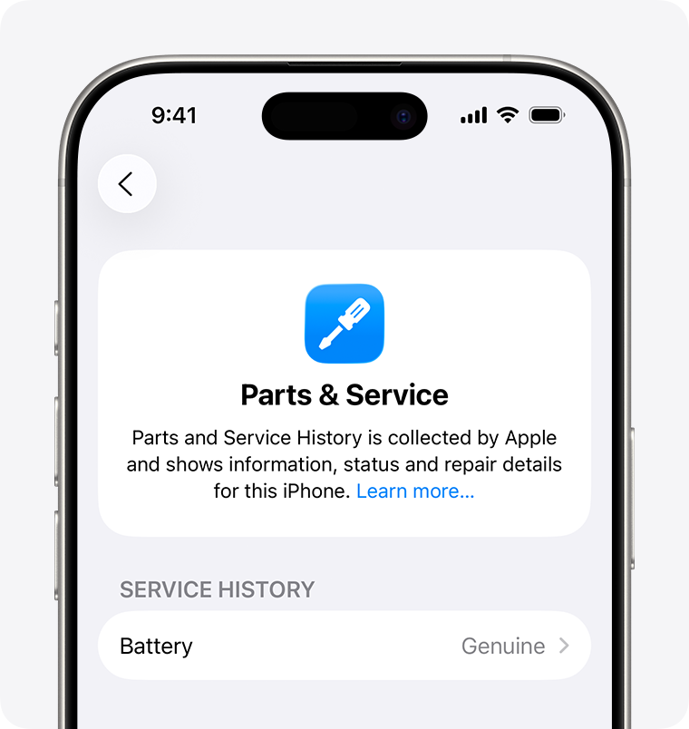Battery Health giúp anh em xem dung lượng tối đa và tình trạng pin trước khi chốt máy cũ. Ảnh: Apple Support