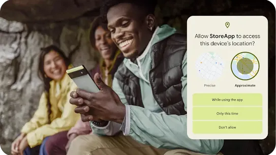 Android cho phép quản lý kỹ quyền vị trí, kể cả trường hợp chỉ cho dùng trong lúc mở app