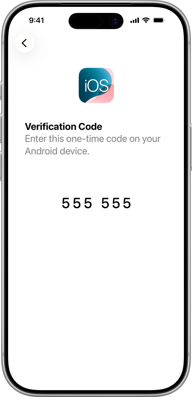 Mã xác nhận trong luồng Move to iOS là bước bình thường để ghép hai máy trước khi bắt đầu chép dữ liệu
