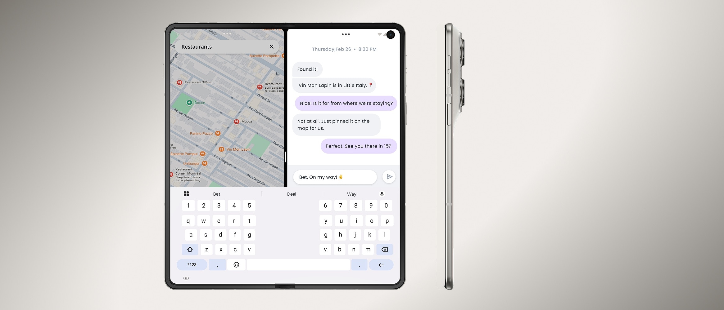 Motorola razr fold nhấn mạnh khả năng mở rộng không gian làm việc và đa nhiệm trên màn hình lớn