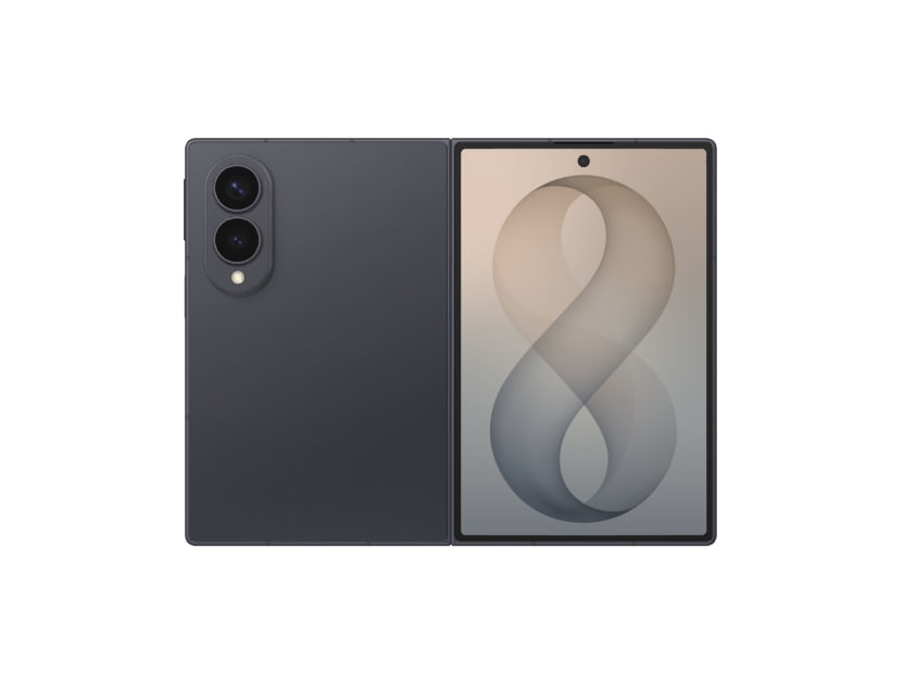 Phiên bản màu Graphite cho thấy hướng thiết kế gọn và hiện đại hơn, vẫn giữ chất flagship nhưng bớt cảm giác cồng kềnh kiểu Fold đời cũ. Ảnh: Samsung Việt Nam.