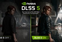 So sánh khung hình Control khi DLSS 5 tắt và bật.