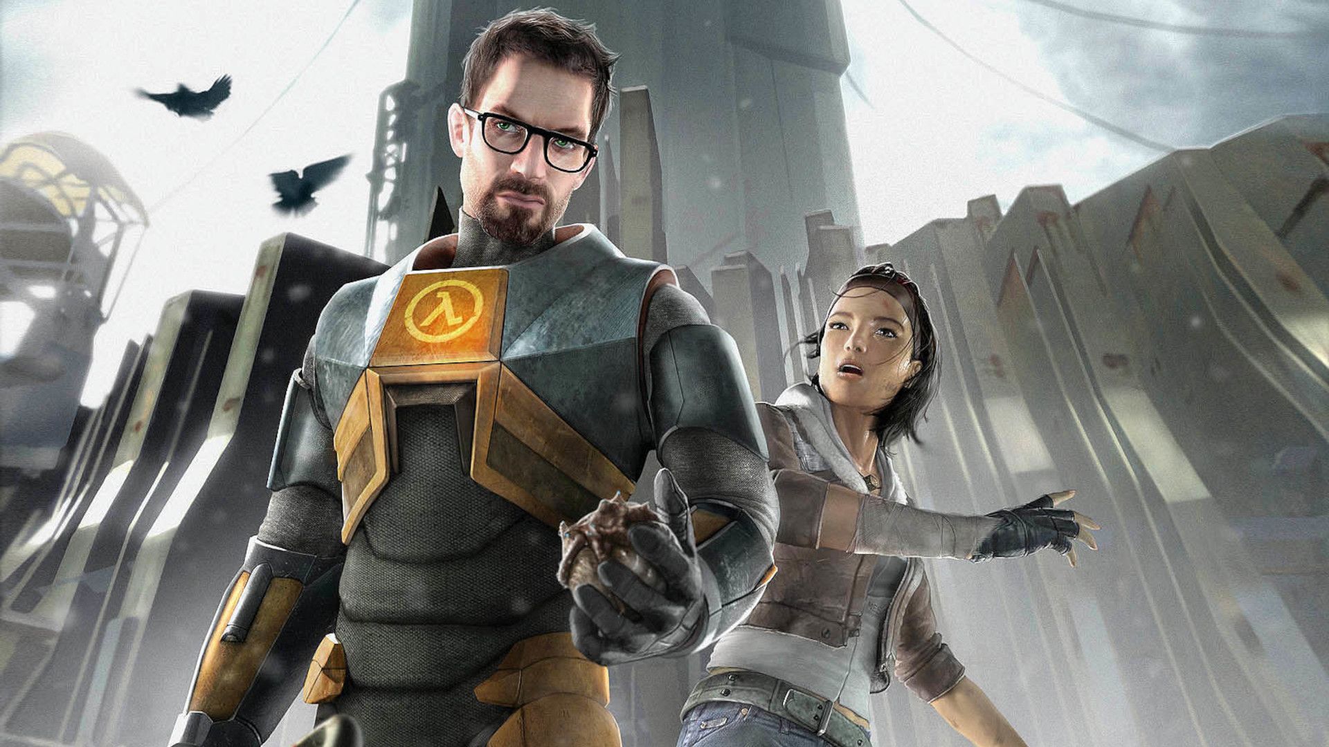Hình ảnh Half-Life 2 với nhân vật Gordon Freeman.