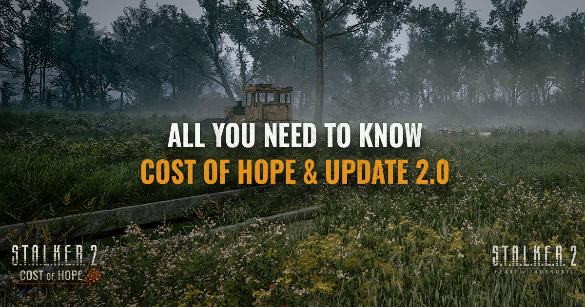 S.T.A.L.K.E.R. 2 Cost of Hope và vùng Zone trong key art chính thức