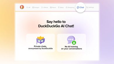 Giao diện chào mừng Duck.ai, dịch vụ AI chat riêng tư của DuckDuckGo